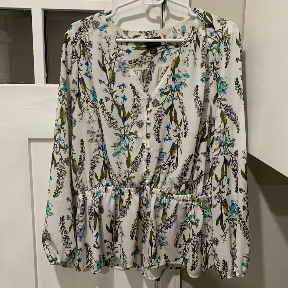 Worthington long Sleeve Dress Blouse - size Large